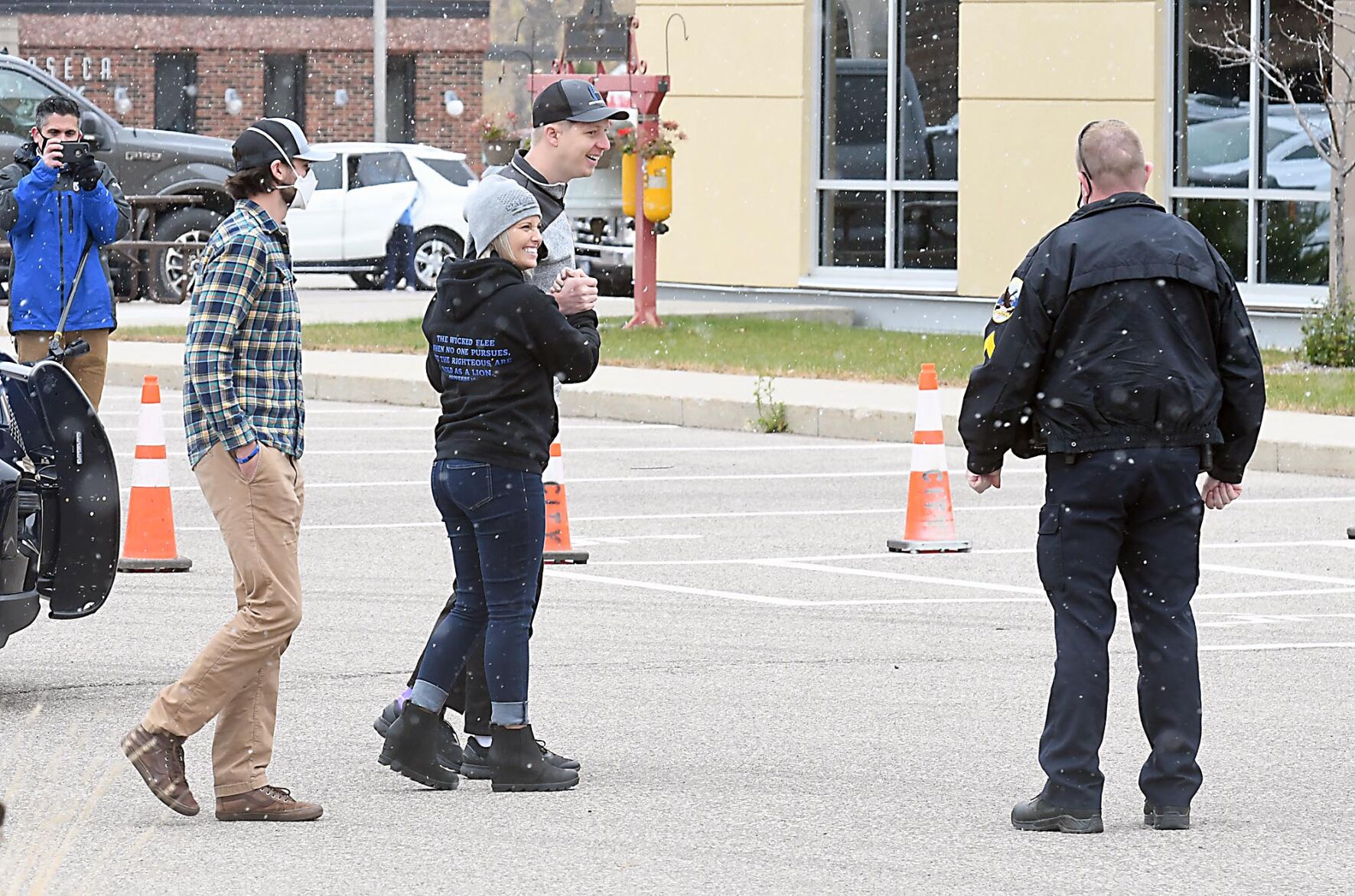 Waseca officer Arik Matson comes home 5